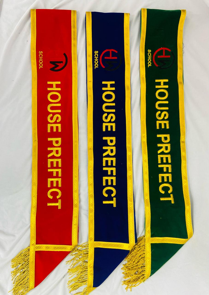 School Sash - Color: Customized