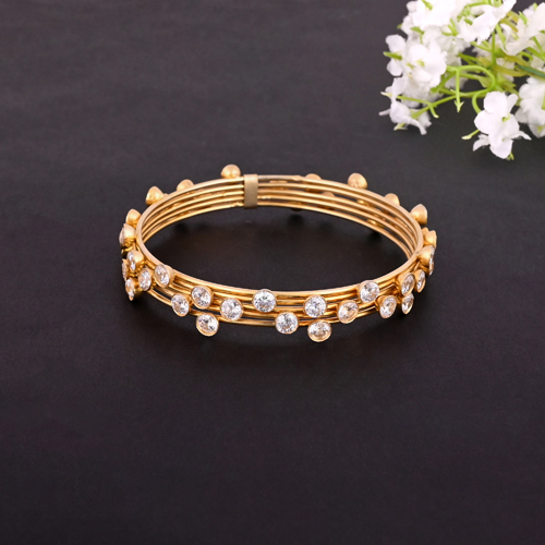White Stone Studded Bangle