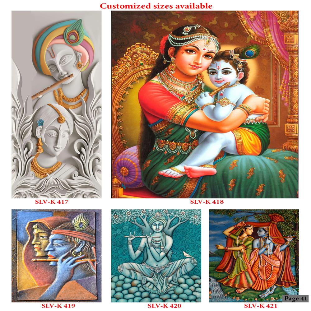 Krishna Wall Poster Tiles