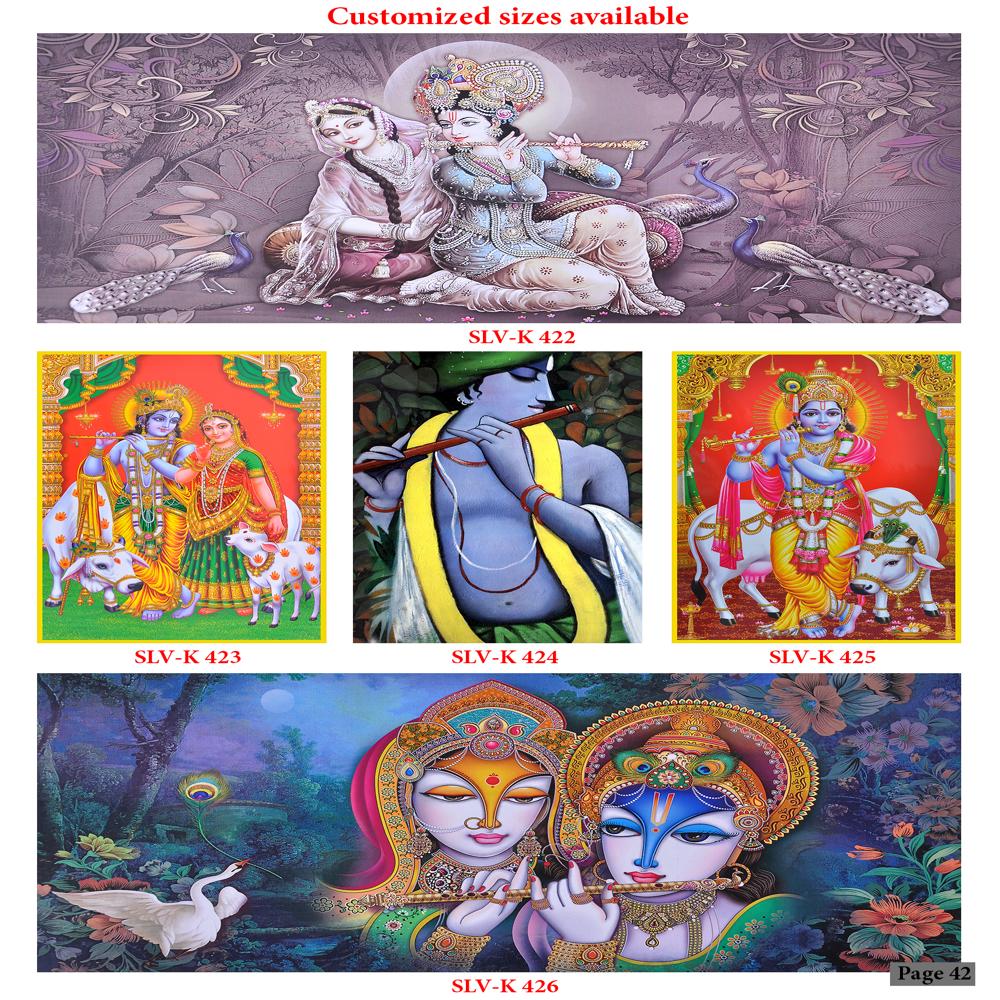 Krishna Wall Poster Tiles