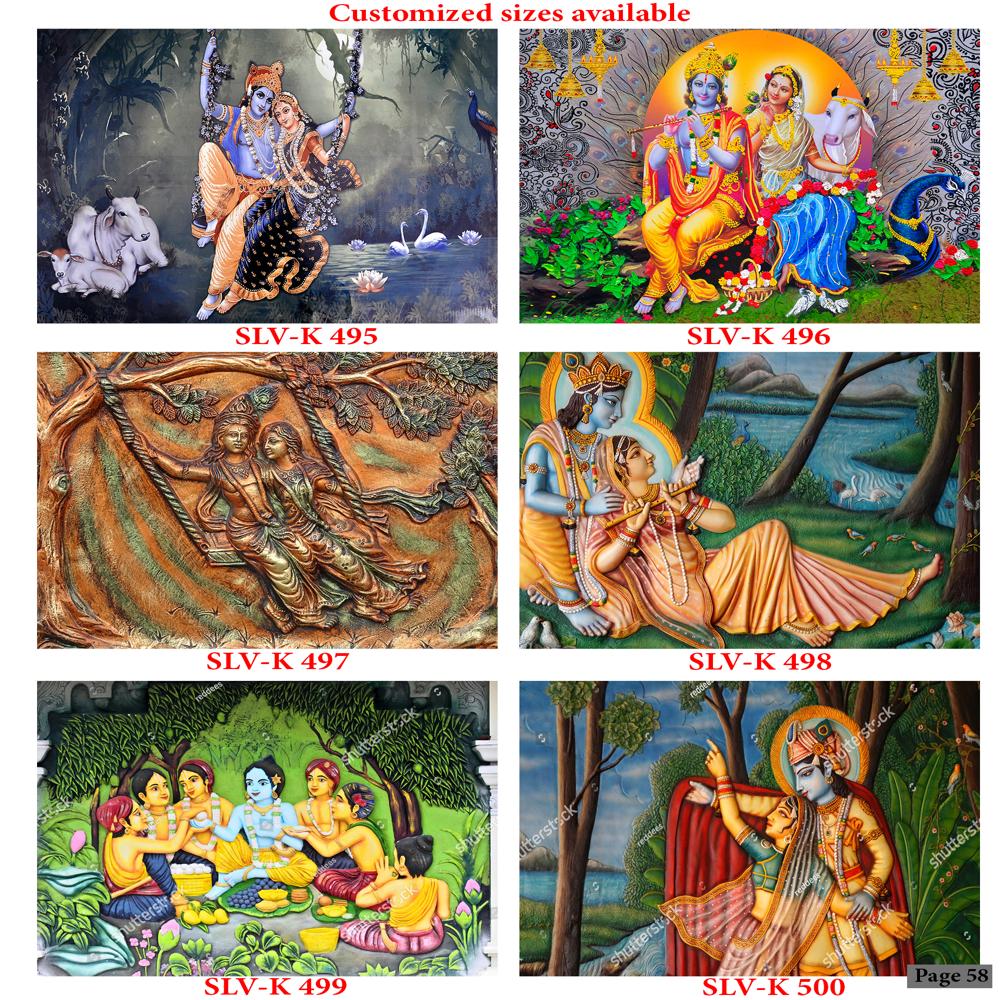 Krishna Wall Poster Tiles