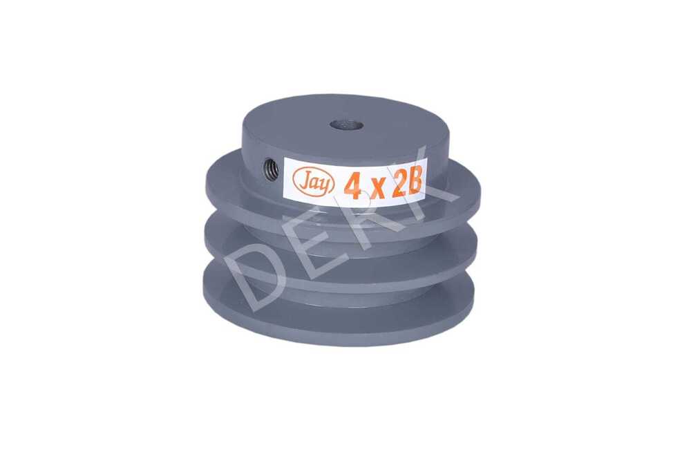 V Belt Pulley - Steel, Standard Sizes, Black | High-Performance, Precision-Balanced, Low Vibration Design for Industrial Applications