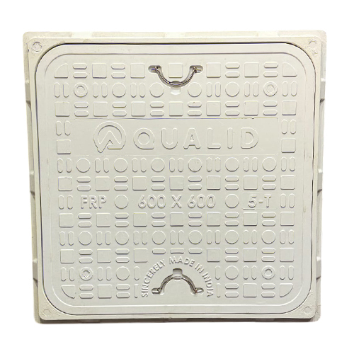 24x24 White FRP Manhole Cover