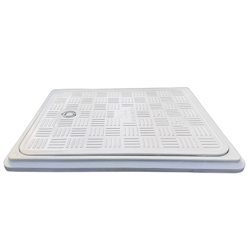 White FRP Manhole Cover