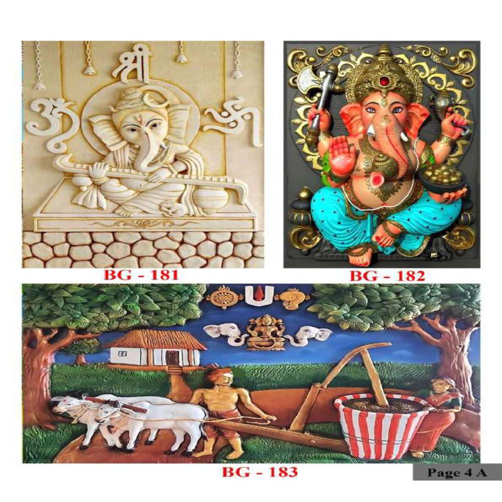 GANESHA WALL POSTER TILES