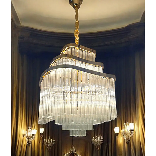 Lanterns And Lustre Chandelier - Finish: Polished
