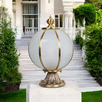 Elegance Beam Gate Lamp - Color: Golden