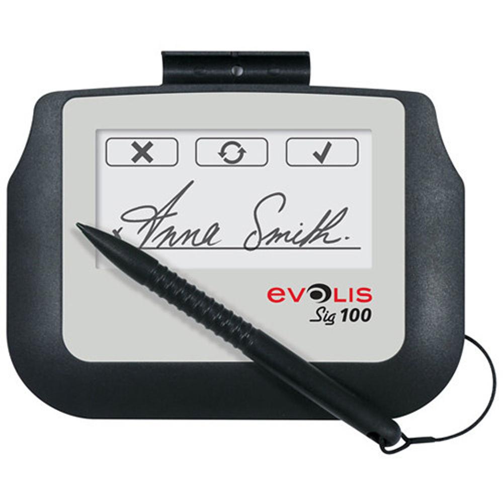 Evolis Color Signature Pad Sig100 - Application: For Attendance