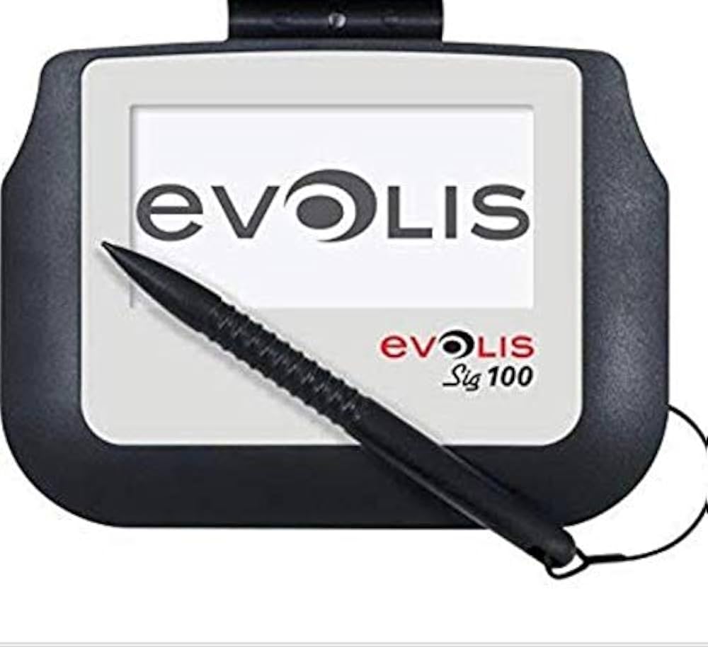 Evolis Color Signature Pad Sig100 - Application: For Attendance