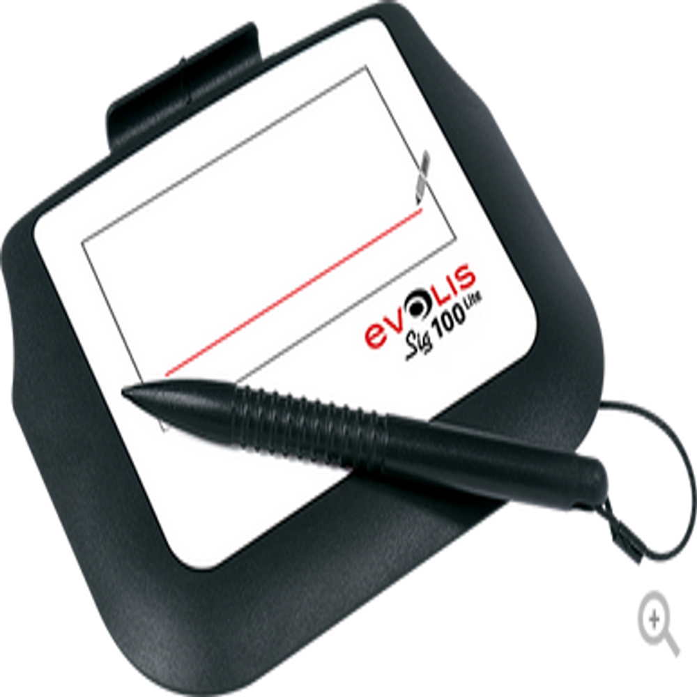 Evolis Color Signature Pad Sig100 Lite - Application: For Attendance
