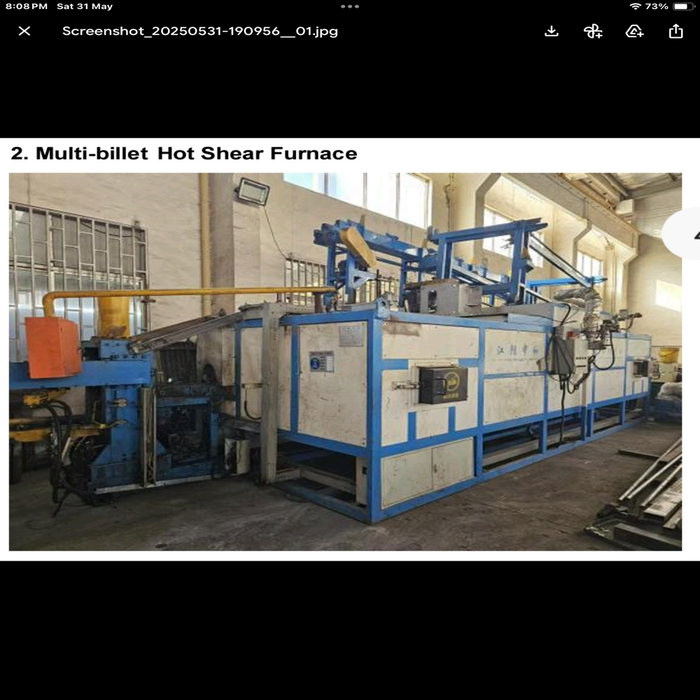 Used 630 Ton Extrusion Press Line - Automatic Grade: Semi-Automatic