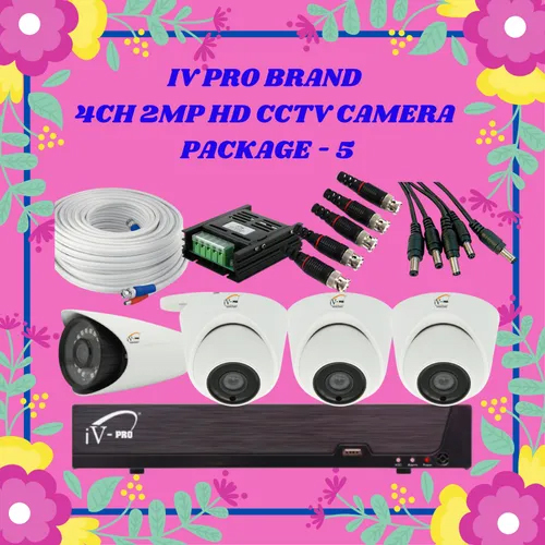 2Mp Hd Cctv Camera Package - 5 - Application: Outdoor