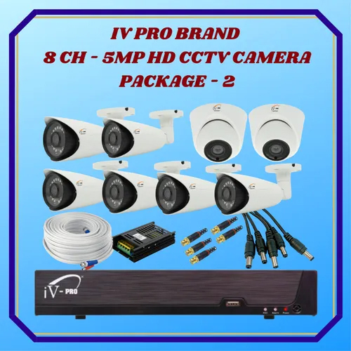 8 Ch - 5mp Full HD CCTV Camera Package -2