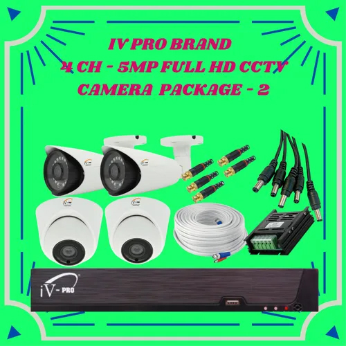 4 CH - 5MP Full HD CCTV Camera Package -2