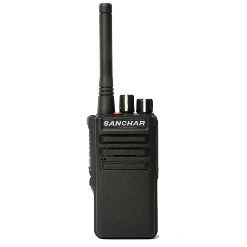 Sanchar G5U Walkietalkie - Color: Black
