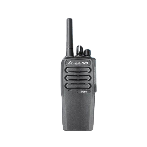 Aspera Ip 360 Sim Based Walkietalkie - Color: Black