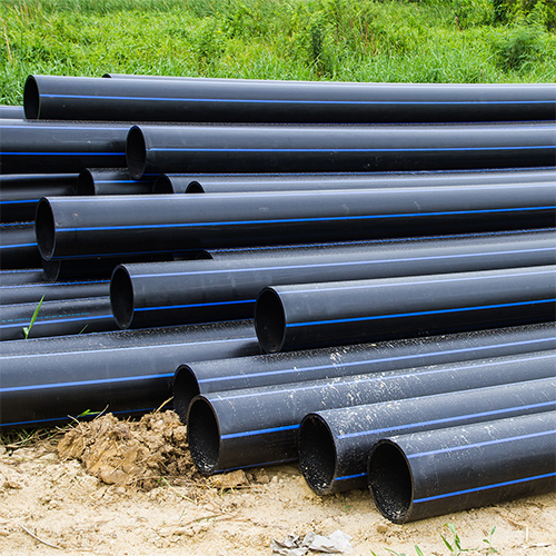 Hdpe Round Pipe - Color: Black