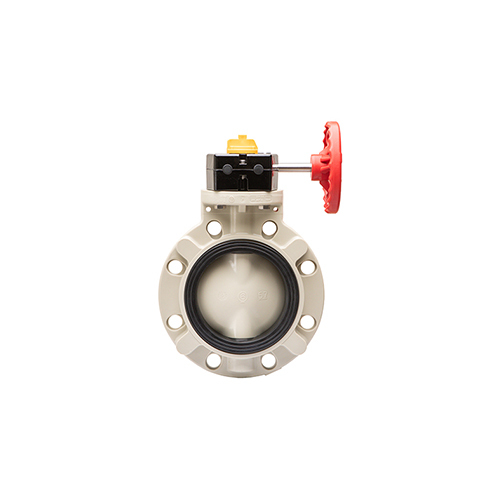 Gear Box Operated PP Butterfly Valve