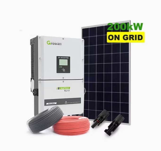 200 KWp On-grid solar plant