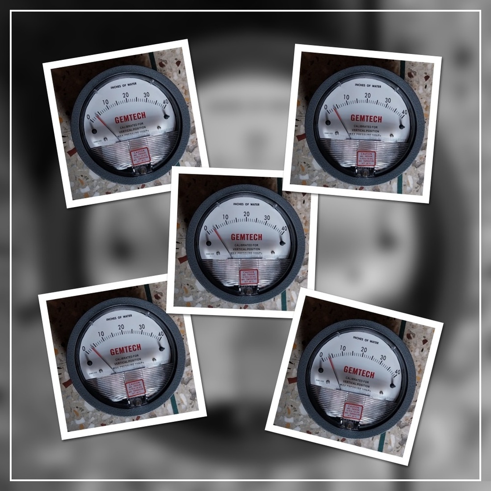 GEMTECH Differential Pressure Gauge In Bara Hindu Rao Hospital