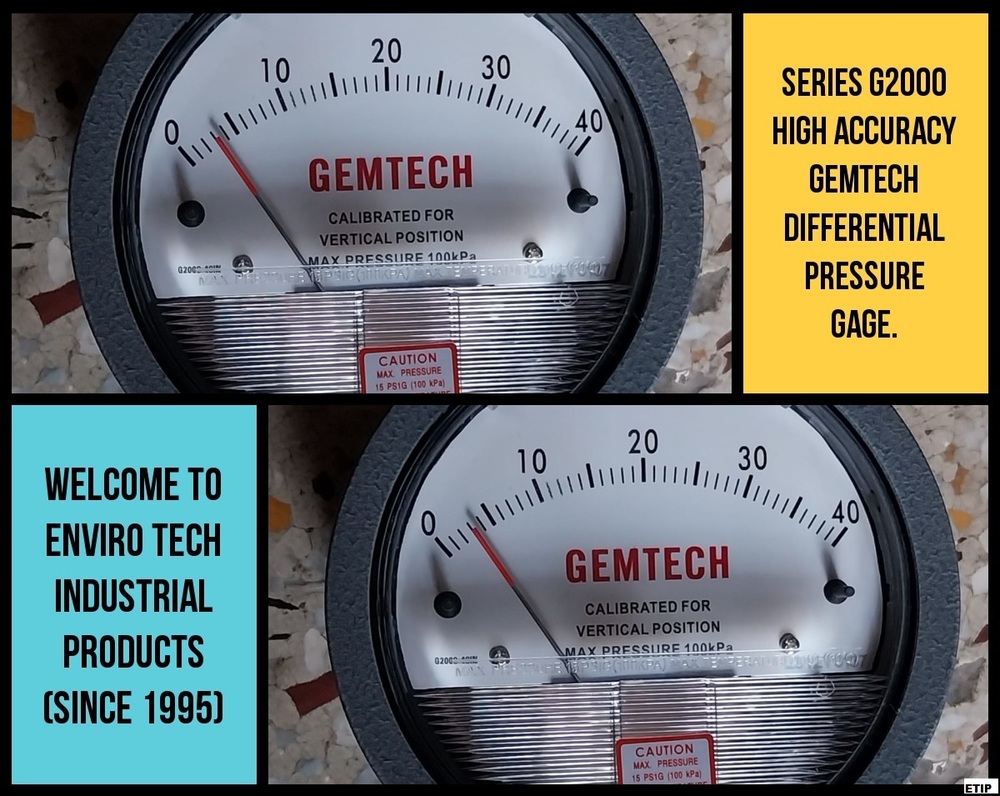 GEMTECH Differential Pressure Gauge In Bara Hindu Rao Hospital