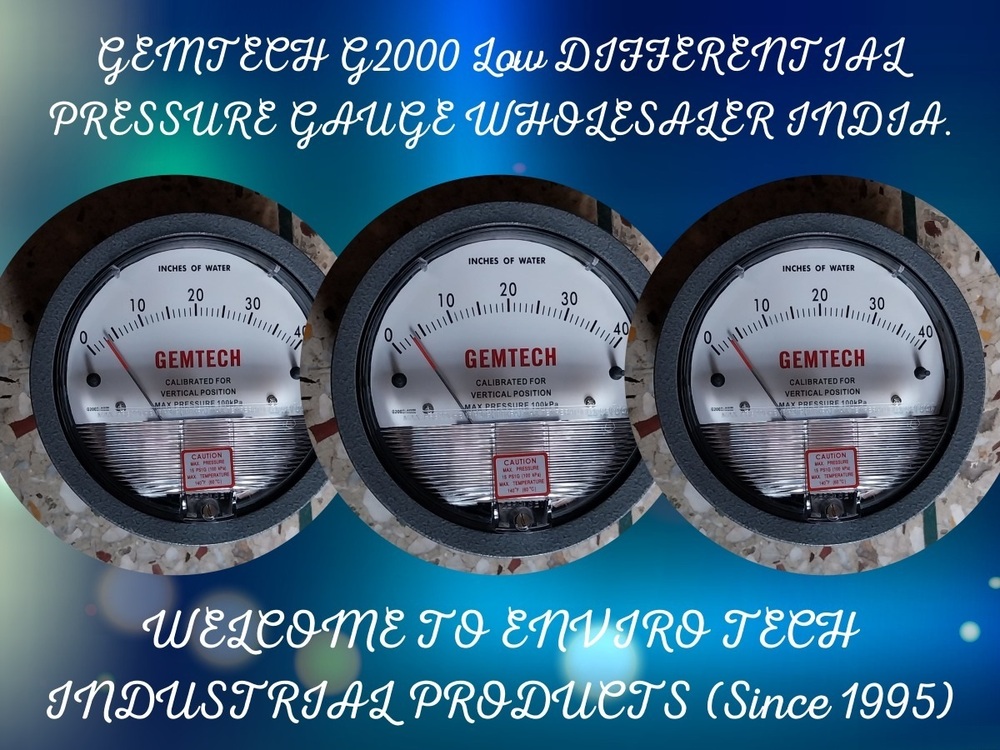 GEMTECH Differential Pressure Gauge In AIIMS Hospital