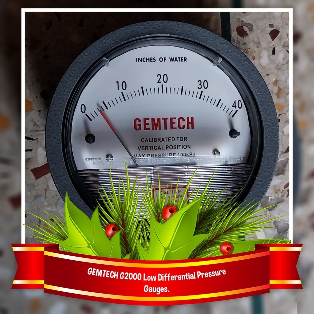 GEMTECH Differential Pressure Gauge In AIIMS Hospital