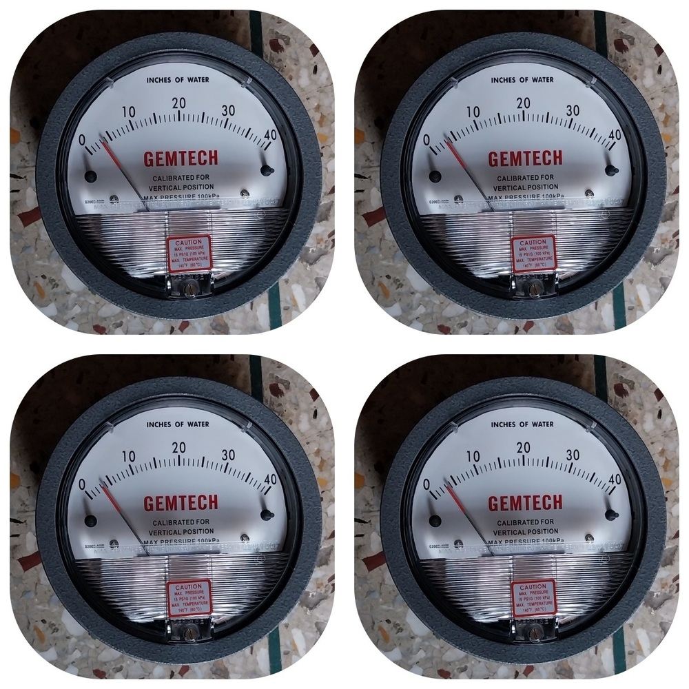 GEMTECH Differential Pressure Gauge Dealers Near Lok Nayak Hospital