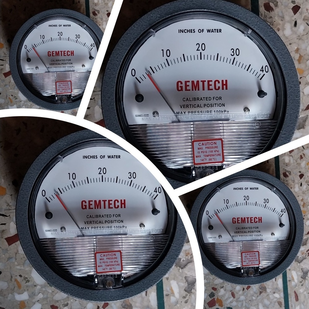 GEMTECH Differential Pressure Gauge Dealers Near Lok Nayak Hospital