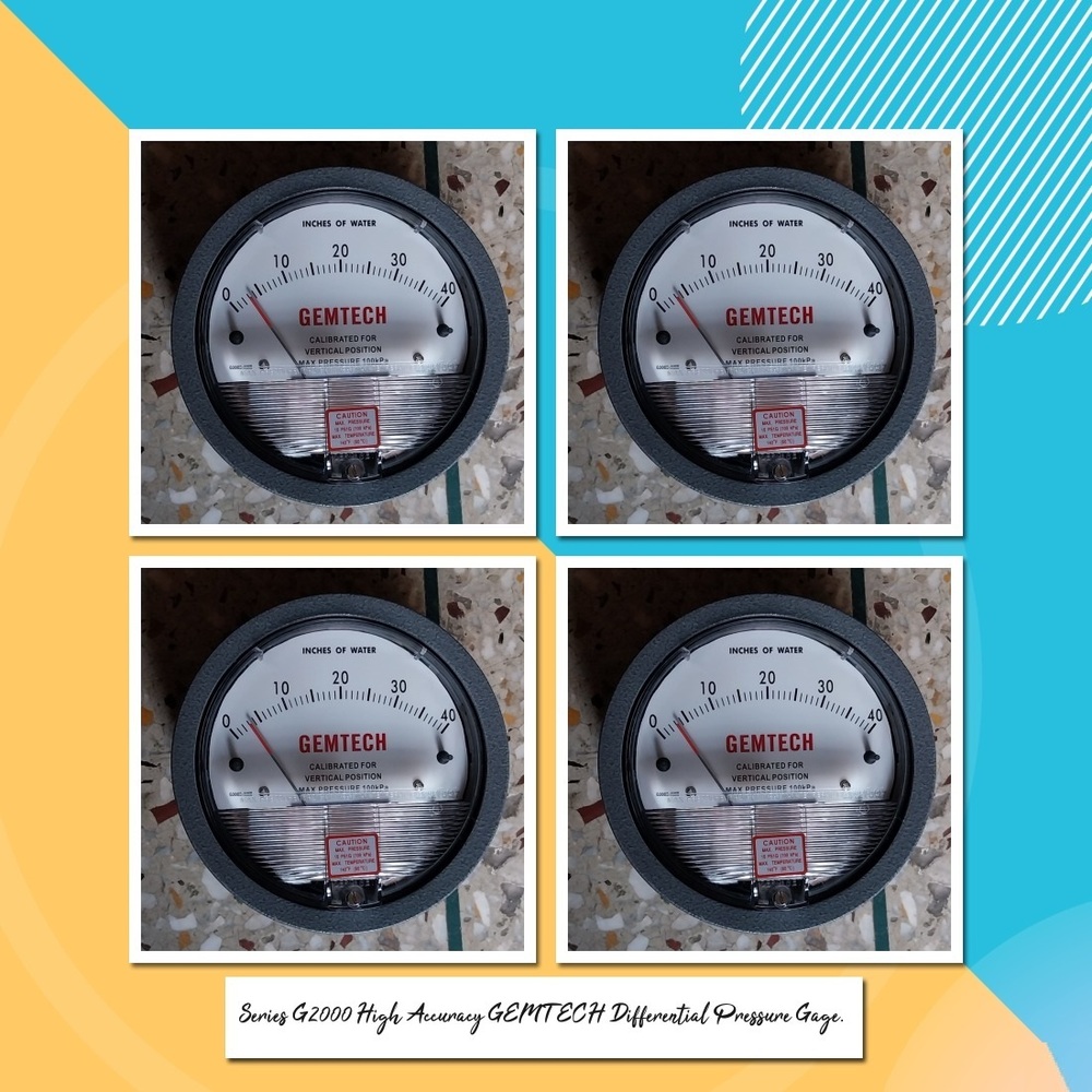 GEMTECH Differential Pressure Gauge Dealers Near Lok Nayak Hospital