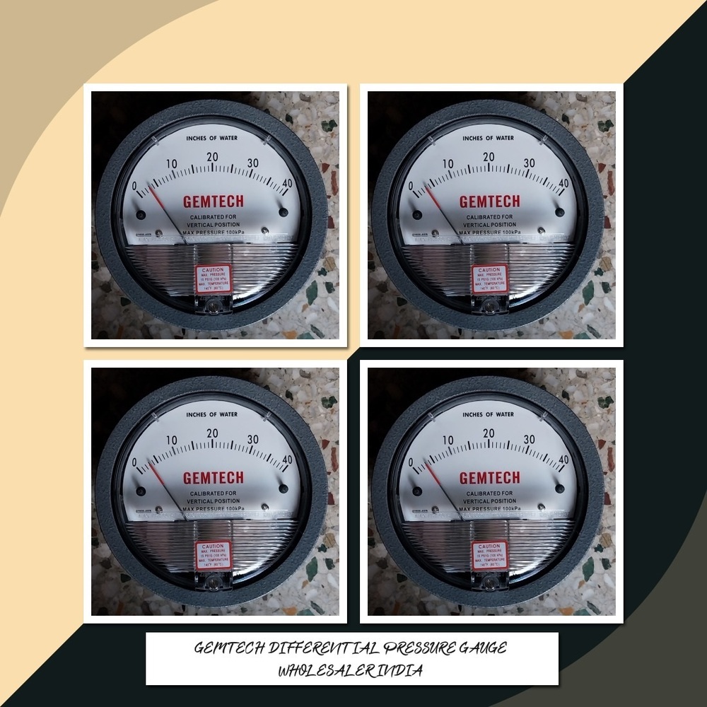 GEMTECH Differential Pressure Gauge Dealers Near Max Medcentre Lajpat Nagar