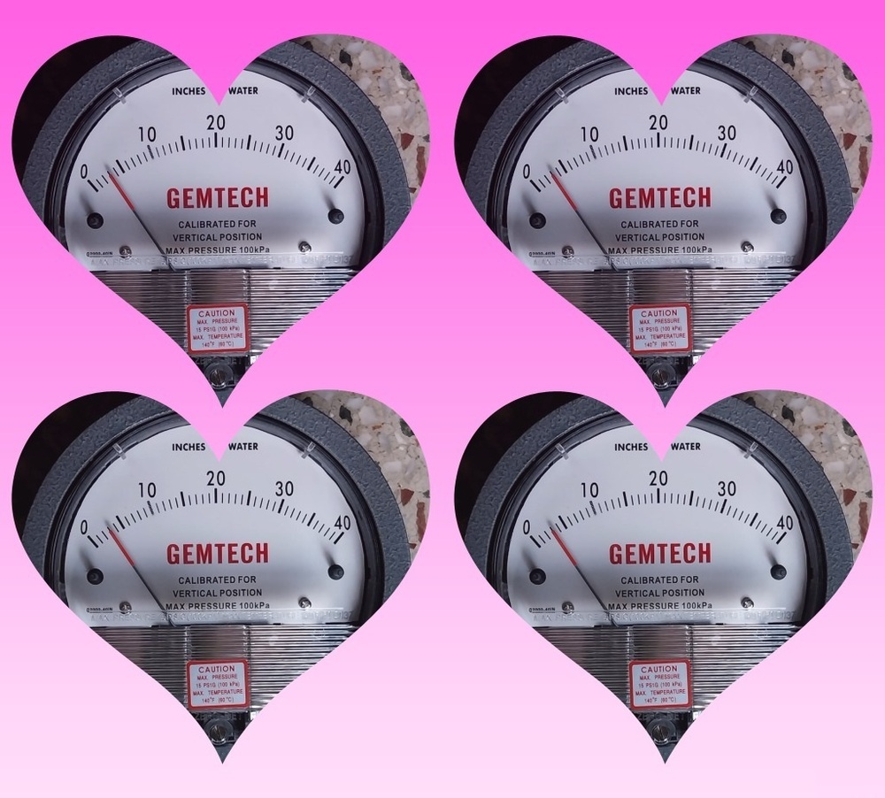 Cbdpg-4l-lcd Aerosense Digital Differential Pressure Gauge Range 0-100 Mm Wc