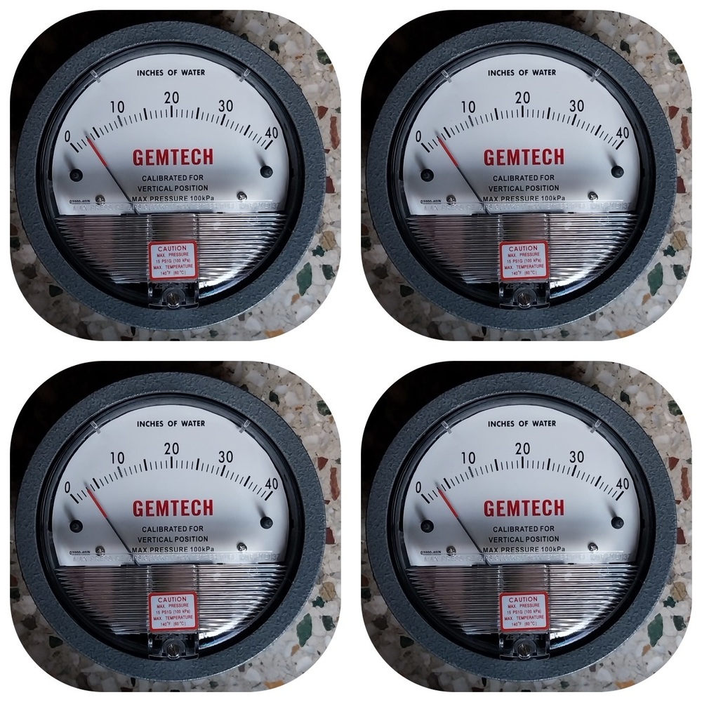 Cbdpg-4l-lcd Aerosense Digital Differential Pressure Gauge Range 0-100 Mm Wc