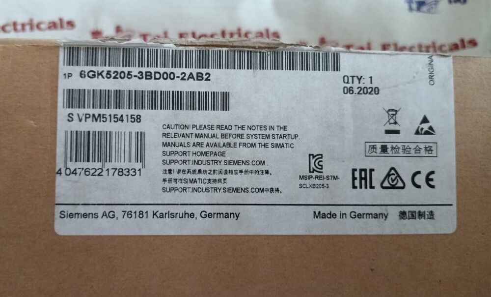 SIEMENS 6GK5205-3BD00-2AB2 (NEW OPEN BOX)