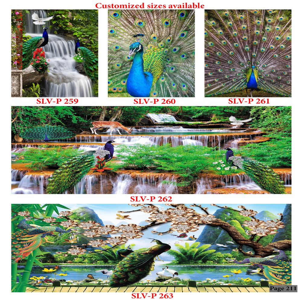  ANIMALS AND BIRDS WALL POSTER TILES