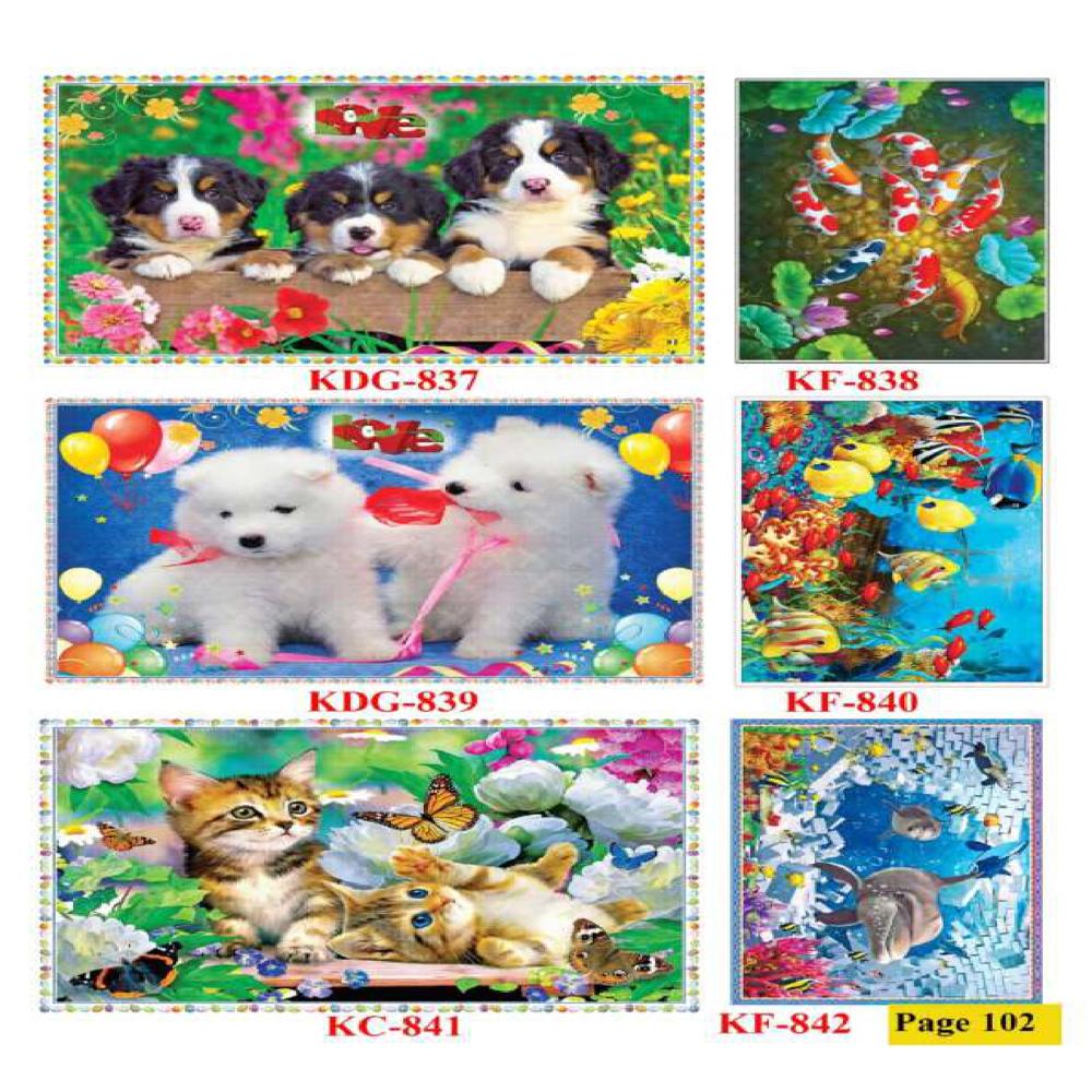 ANIMALS AND BIRDS WALL POSTER TILES