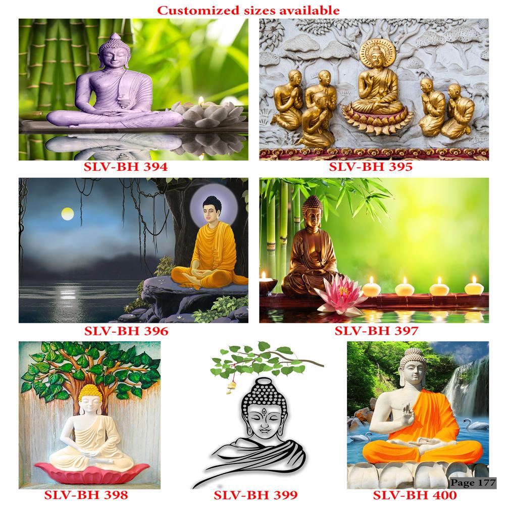 Buddha Wall Poster Tiles