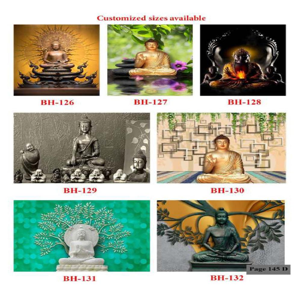 Buddha Wall Poster Tiles