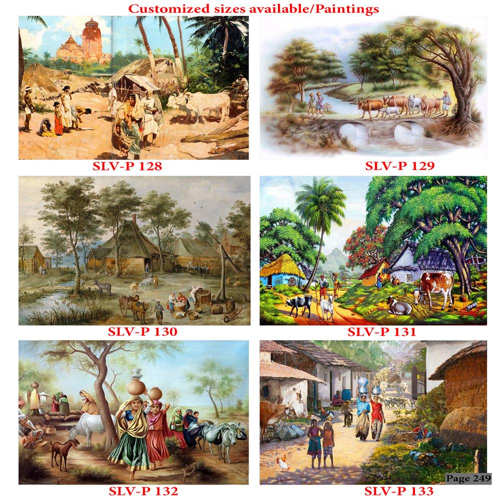 PAINTING SCENERY WALL POSTER TILES