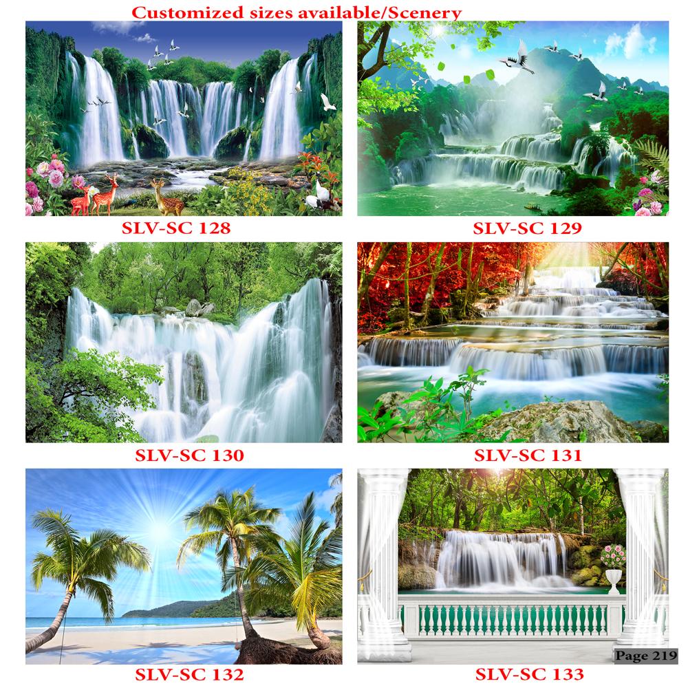 WATERFALLS SCENERY WALL POSTER TILES