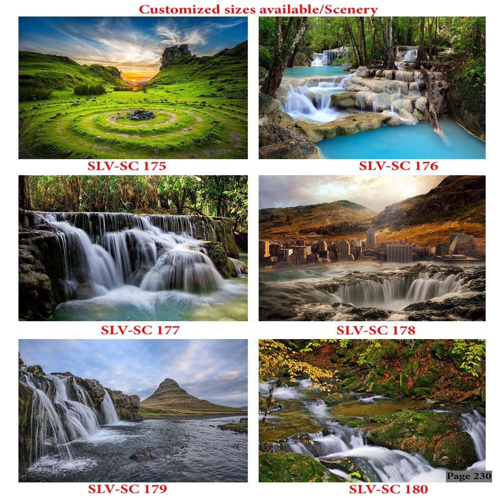 WATERFALLS SCENERY WALL POSTER TILES
