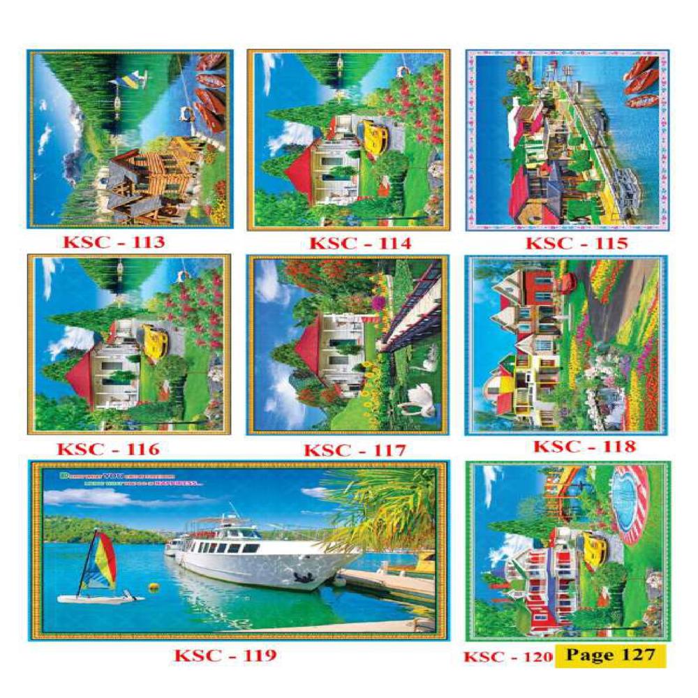 WATERFALLS SCENERY WALL POSTER TILES