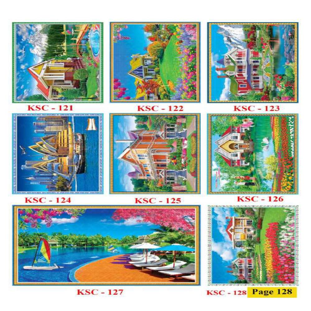 WATERFALLS SCENERY WALL POSTER TILES