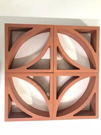 clay terracotta topaz jali