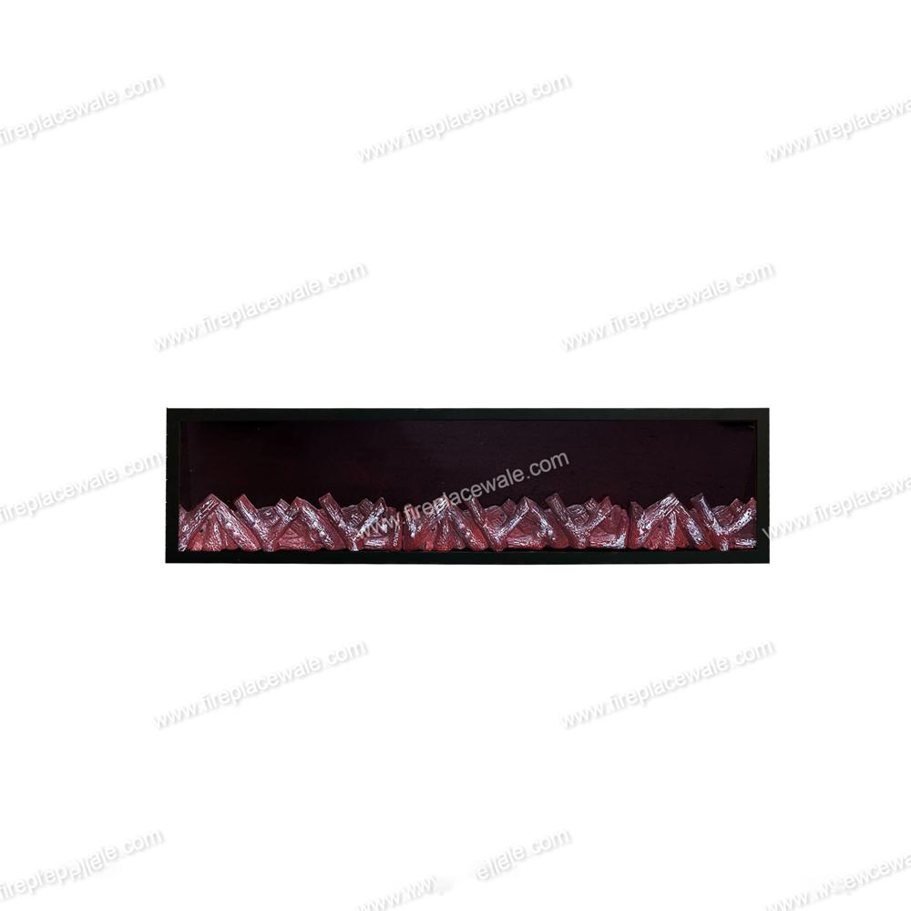 Artificial Electric Fireplace with wooden Logs Remote Control 36x12x6 inches without Heat