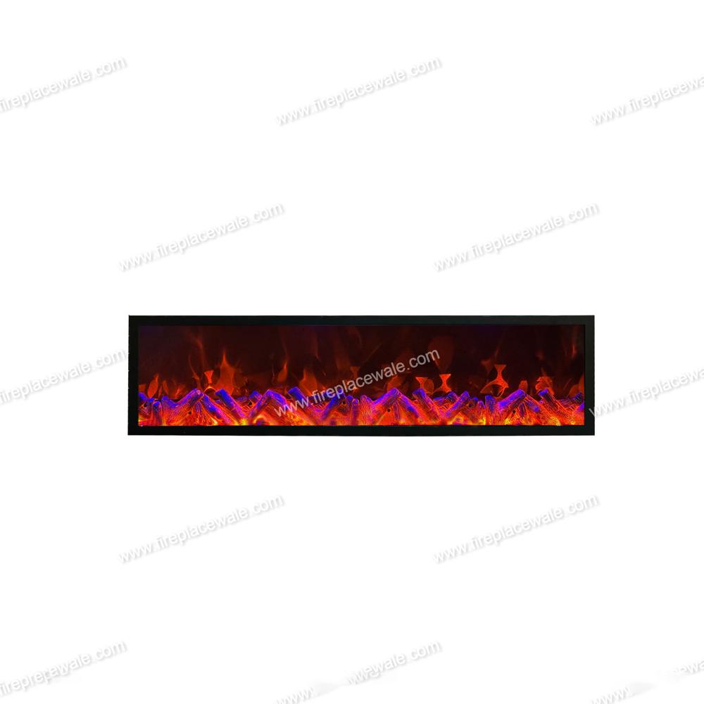 Artificial Electric Fireplace with wooden Logs Remote Control 36x12x6 inches without Heat