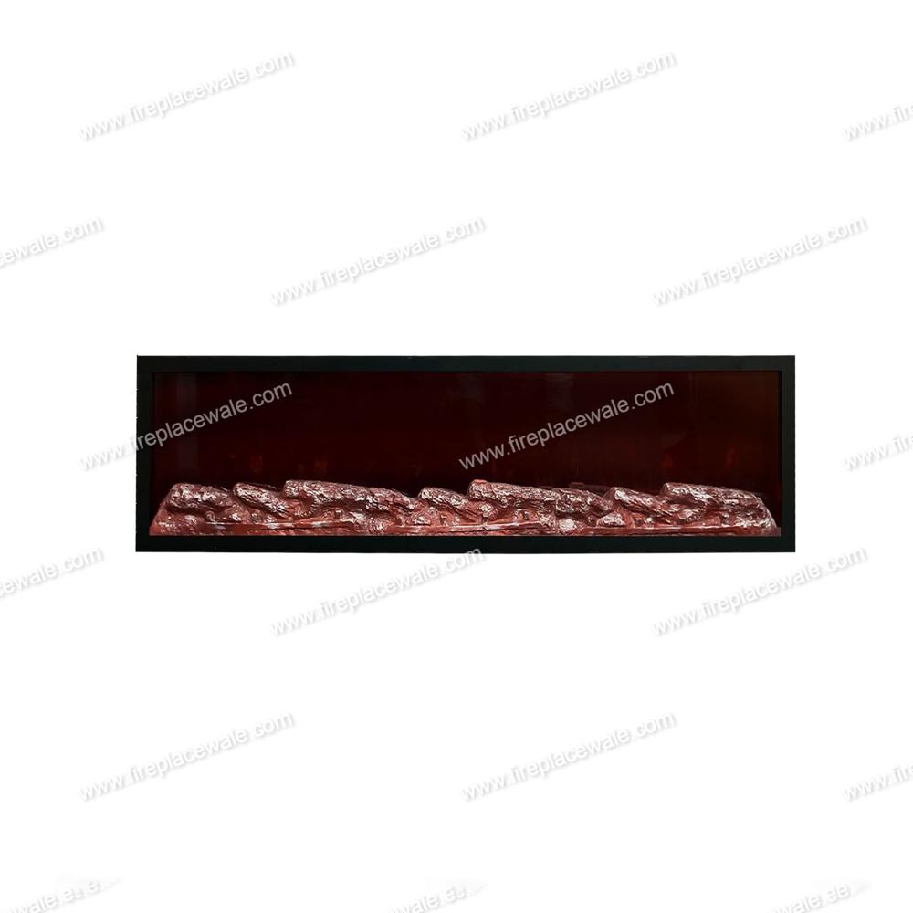 Electric Artificial Fireplace With Effect Remote Control Inches With Heat - Light Source: Led