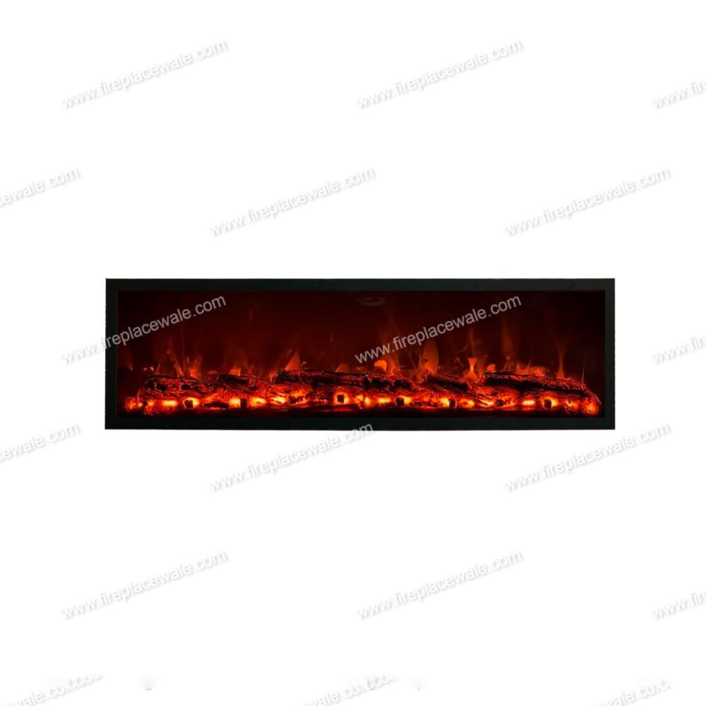 Electric Artificial Fireplace With Effect Remote Control Inches With Heat - Light Source: Led