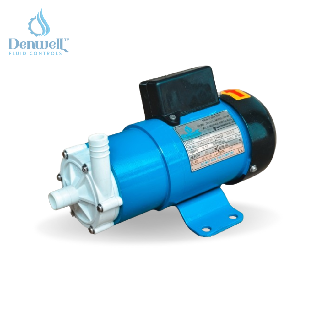 Magnetic Drive Pump - Leak Proof Design For Corrosive Chemicals, Toxic Liquids & Acids | Ideal For Pharmaceuticals, Electroplating & Food Syrups