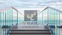 stainless wall-mounted handrail with brushed finish